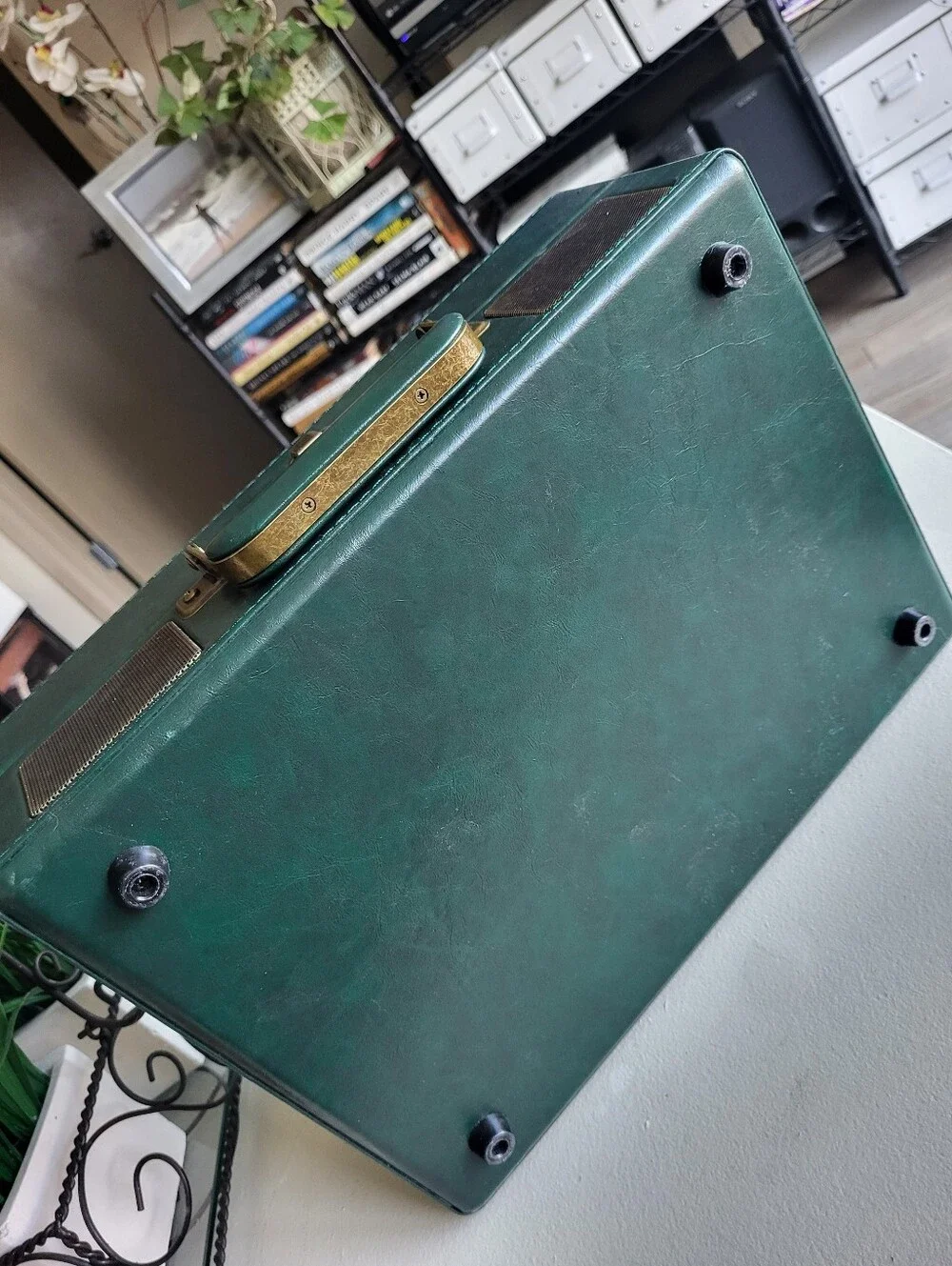 Record Player TANLANIN Turntable 3-Speed Suitcase Style - Picture 6 of 11